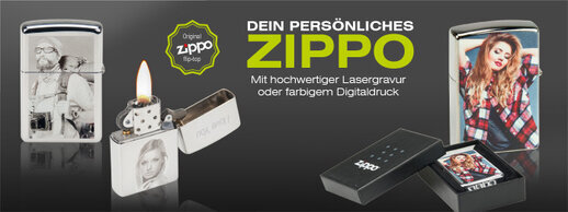 Bild im Glas Arbänder mit Text, Zippo Feuerzeug mit Bild, Stehlen